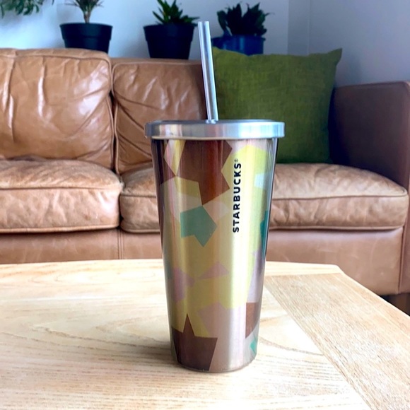 Starbucks 2014 16 oz collectors tumbler camo